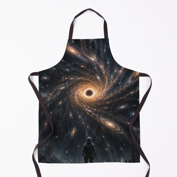 Item preview, Astronaut Facing the Cosmic Abyss designed and sold by QuantumDrift.
