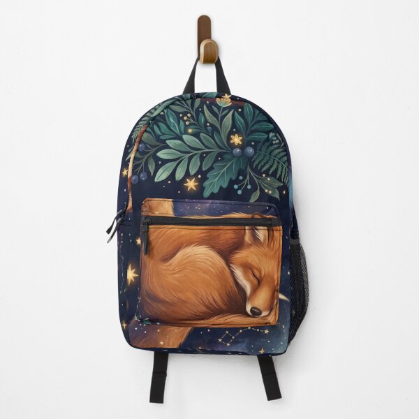 Item preview, Celestial Sleeping Red Fox Moon Galaxy designed and sold by Leafs With Luna.