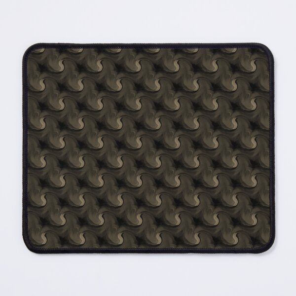 Item preview, Retro Wavy Abstract Pattern in Brown and Black designed and sold by Artistestella.