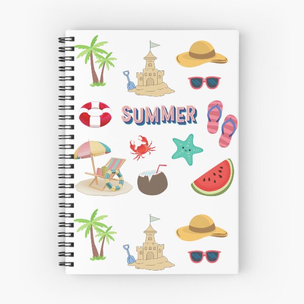 Item preview, Summer Beach Vacation Icons Collection designed and sold by reanacreations.