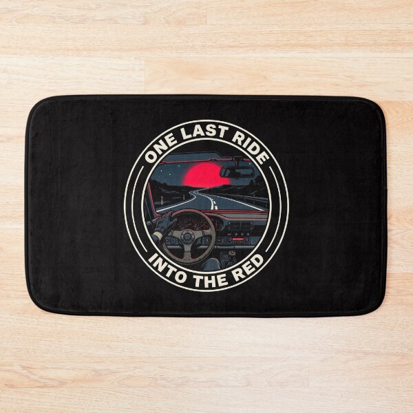 Item preview, One Last Ride Into The Red Retro Driving designed and sold by SplashTastic.