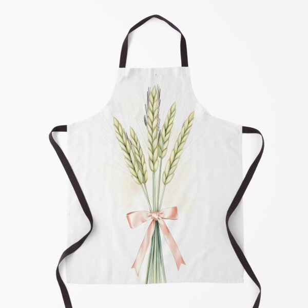 Item preview, Watercolor Wheat Bundle with Pink Bow designed and sold by Vida e Arte.