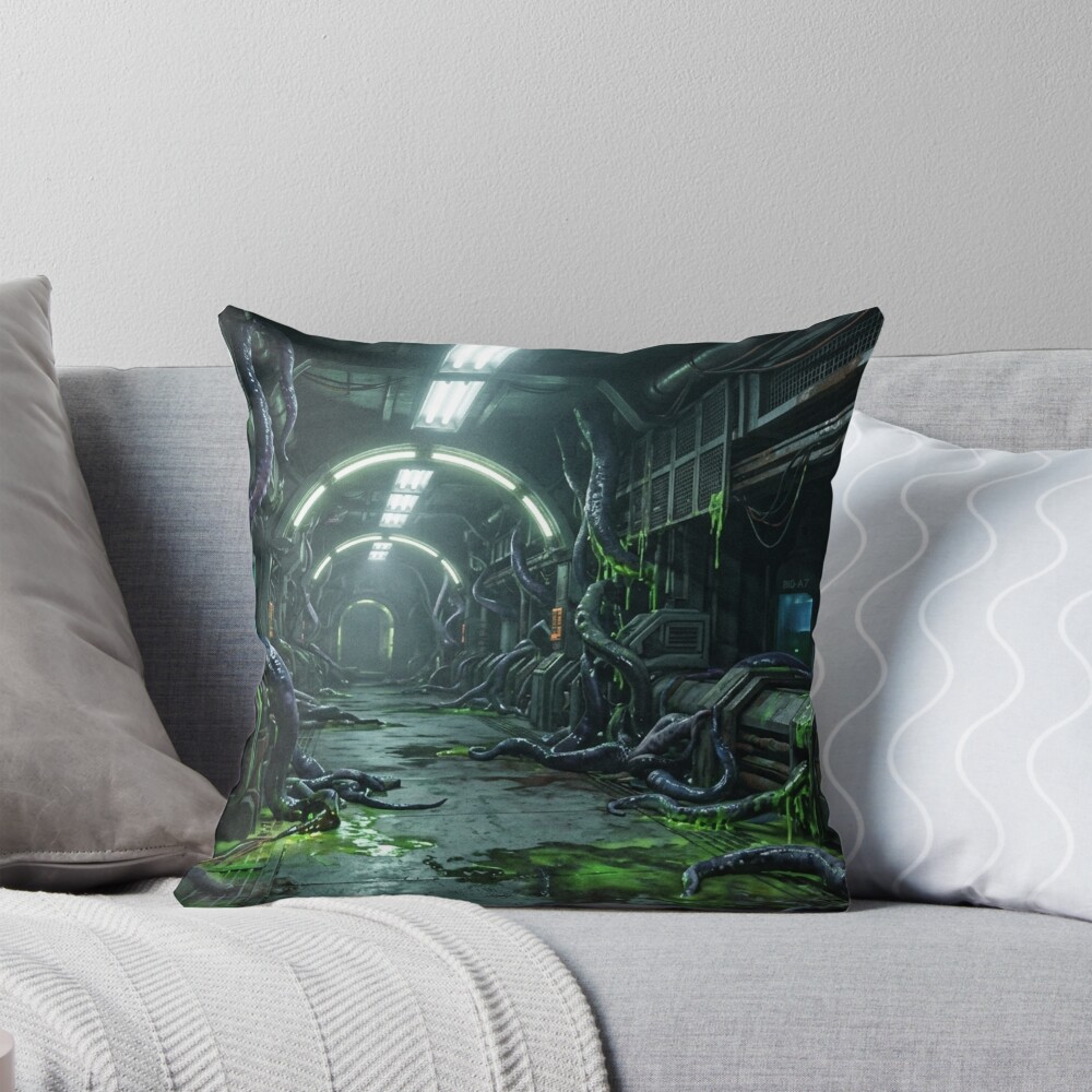 Item preview, Throw Pillow designed and sold by MachineRender.