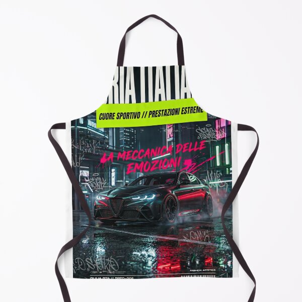 Item preview, Furia Italiana Twin Turbo V6 Cyberpunk Super Saloon Art designed and sold by RevUpDesign.