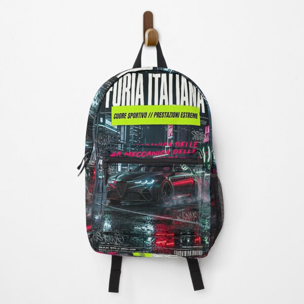 Item preview, Furia Italiana Twin Turbo V6 Cyberpunk Super Saloon Art designed and sold by RevUpDesign.
