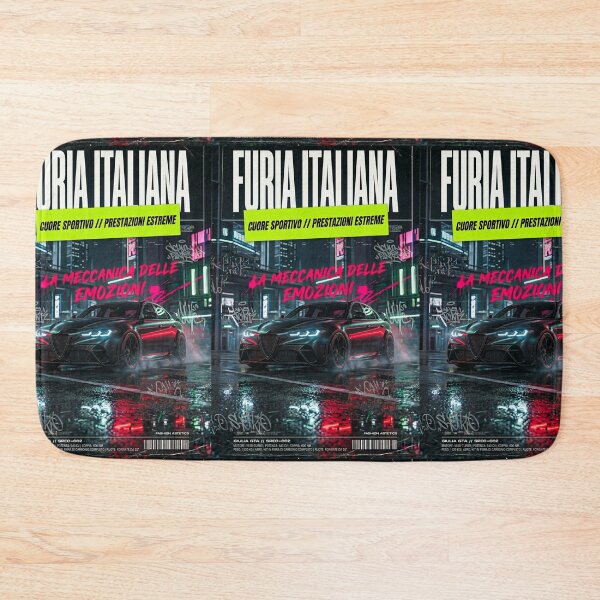 Item preview, Furia Italiana Twin Turbo V6 Cyberpunk Super Saloon Art designed and sold by RevUpDesign.