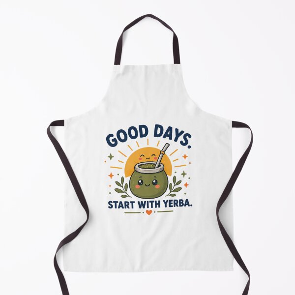Item preview, Good Days Start With Yerba Cute Graphic designed and sold by iroingtonsey.
