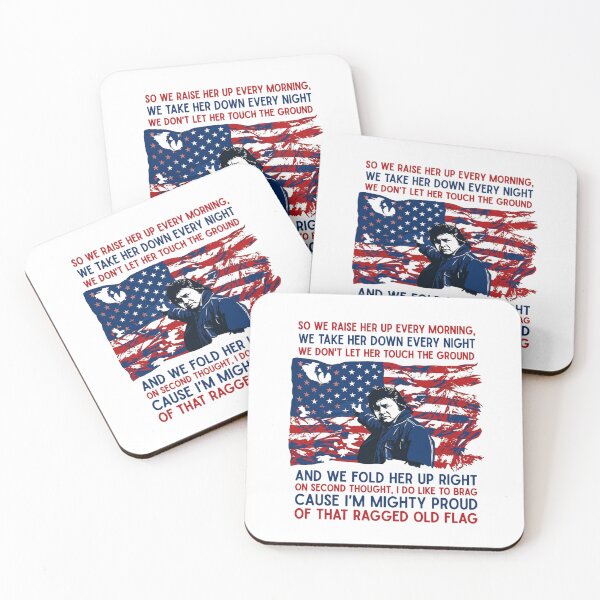 Item preview, Johnny Cash 4th of July , Ragged Old Flag designed and sold by DesignForYou79.