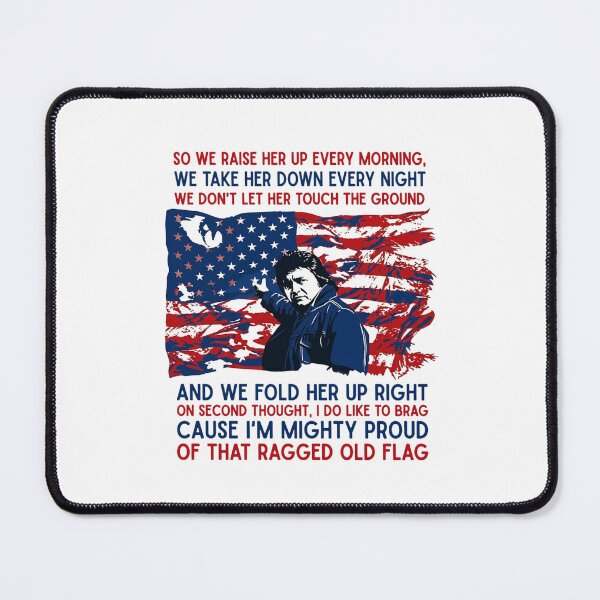 Item preview, Johnny Cash 4th of July , Ragged Old Flag designed and sold by DesignForYou79.