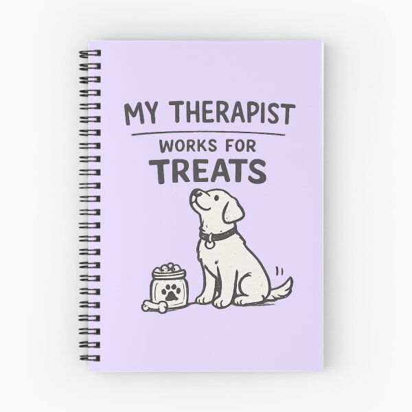 Item preview, My Therapist Works For Treats Funny Dog Lover Shirt designed and sold by alchemist1636 .