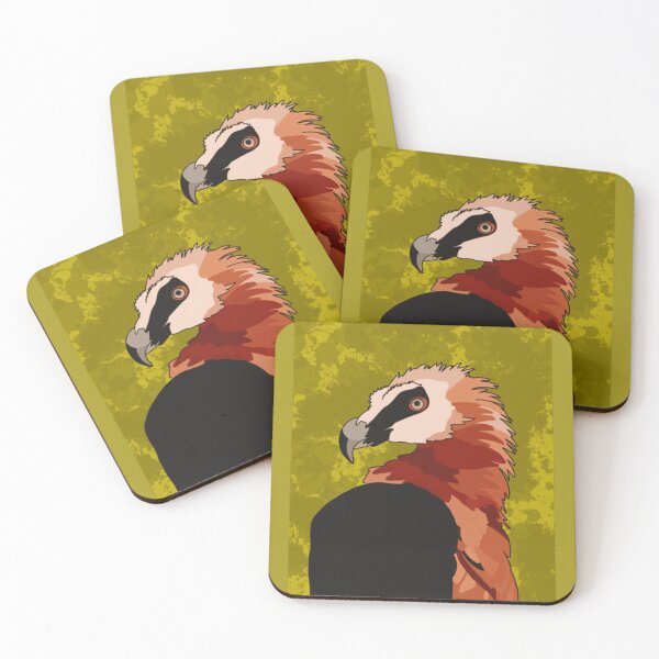 Item preview, Bearded Vulture Splatter Portrait designed and sold by CosmicVulture.