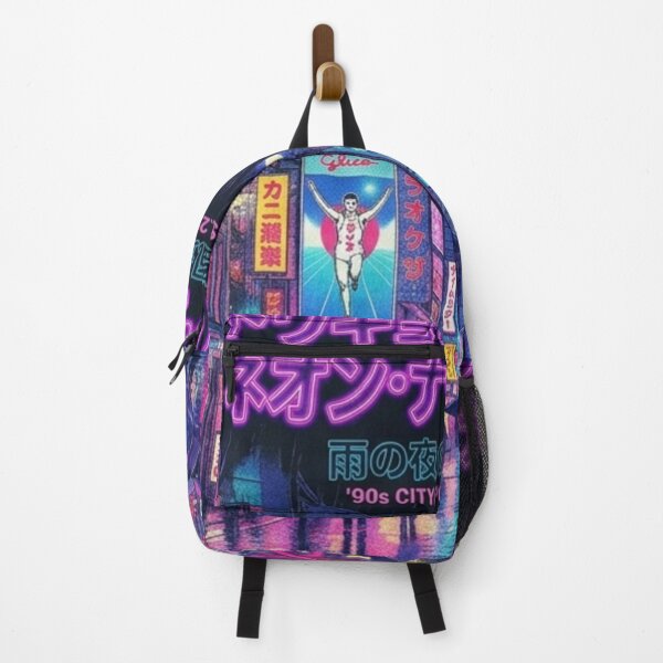Item preview, Retro 90s City Pop Night: Neon Tokyo & Osaka Rain Aesthetic designed and sold by SAMURAI-KAMON.