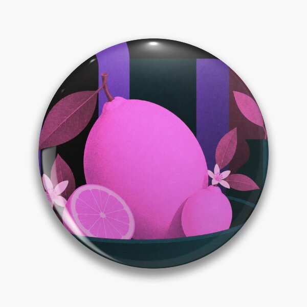 Item preview, Pink Citrus Still Life | Modern Mid-Century Botanical Art designed and sold by joycrysstudio.