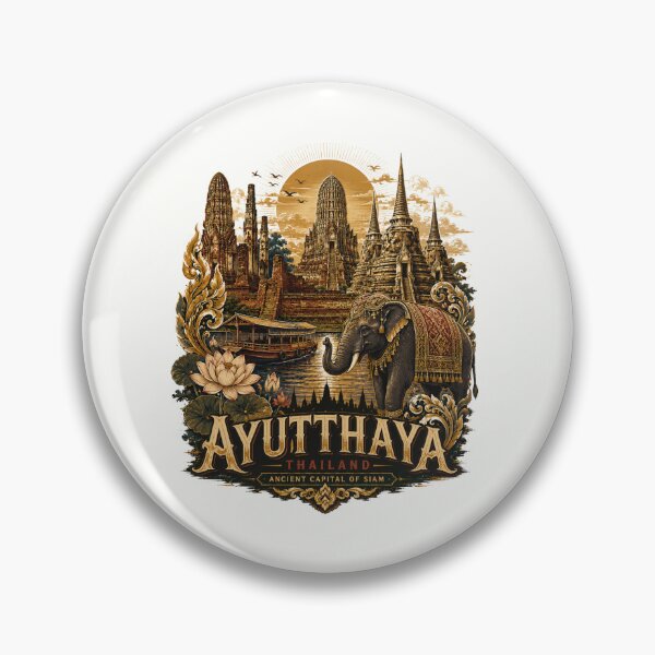 Item preview, World travel fly to Ayutthaya Thailand ancient capital of siam , brafdesign  designed and sold by Brafdesign.