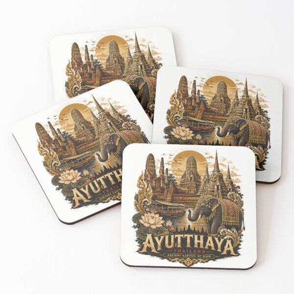 Item preview, World travel fly to Ayutthaya Thailand ancient capital of siam , brafdesign  designed and sold by Brafdesign.