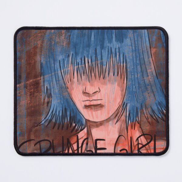 Item preview, Blue Hair Grunge Girl designed and sold by CosmicVulture.