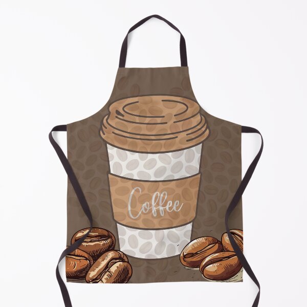 Item preview, Cute Coffee Cup Illustration with Coffee Beans designed and sold by ranivibes008.