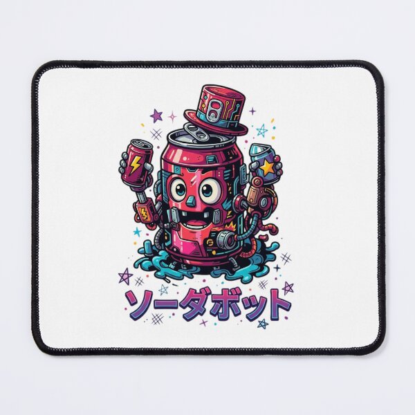 Item preview, Cute Soda Can Robot Drinking Energy Drink designed and sold by Ahmedsyde.