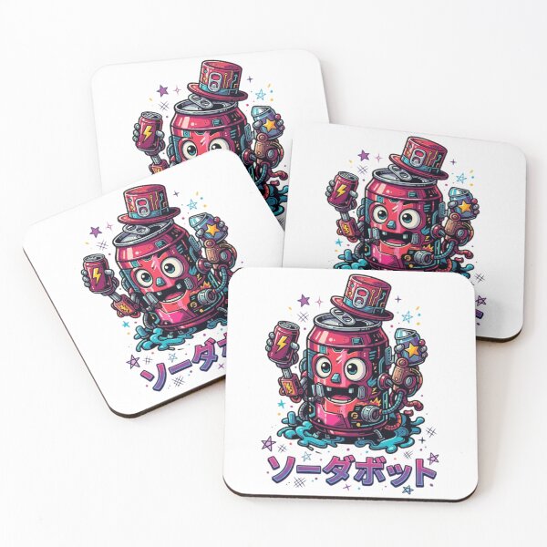 Artikelvorschau, Cute Soda Can Robot Drinking Energy Drink entworfen und verkauft von Ahmedsyde.