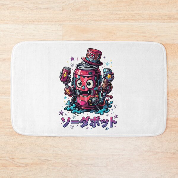 Item preview, Cute Soda Can Robot Drinking Energy Drink designed and sold by Ahmedsyde.