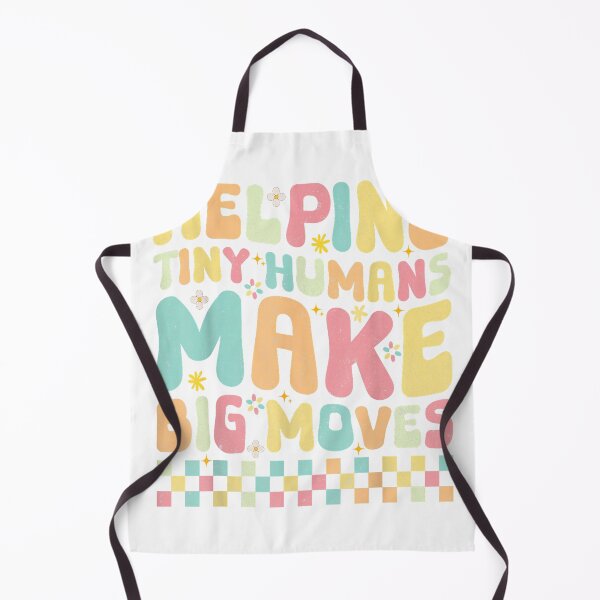 Item preview, Teaching Groovy Helping Tiny Human Do Big Things Teacher T-Shirt designed and sold by bauchbryan.