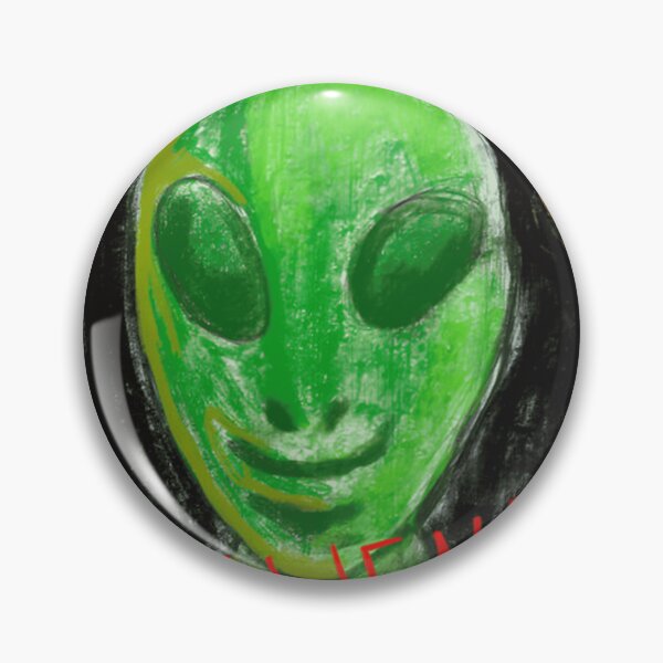 Item preview, Crayon Alien 51 Space Portrait designed and sold by CosmicVulture.