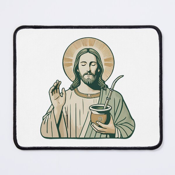 Item preview, Jesus With Yerba Mate designed and sold by iroingtonsey.