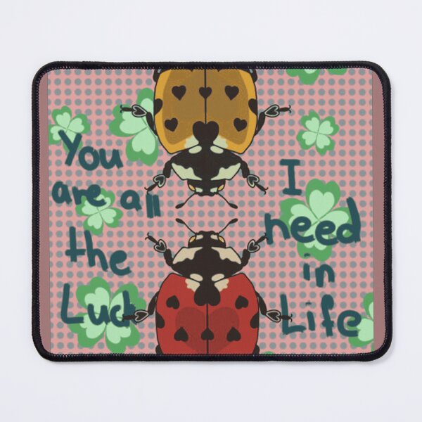 Item preview, Love Bug Ladybug Clover Pattern designed and sold by CosmicVulture.