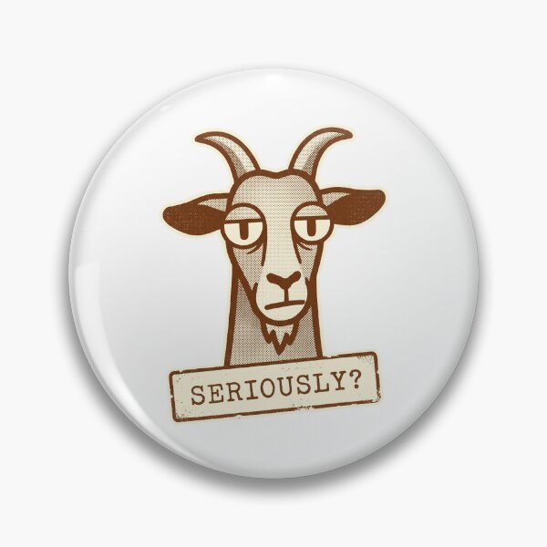 Item preview, Seriously Goat Retro  designed and sold by Ortsas.