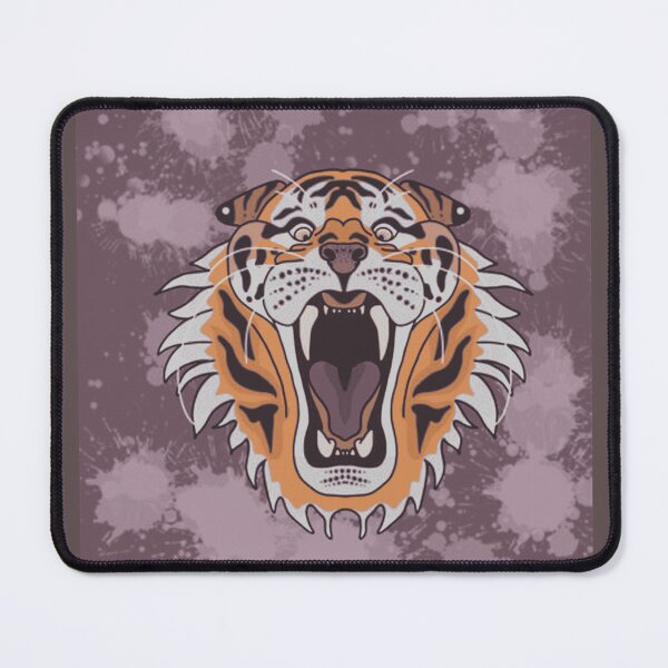 Item preview, Roaring Tiger Splatter Canvas designed and sold by CosmicVulture.
