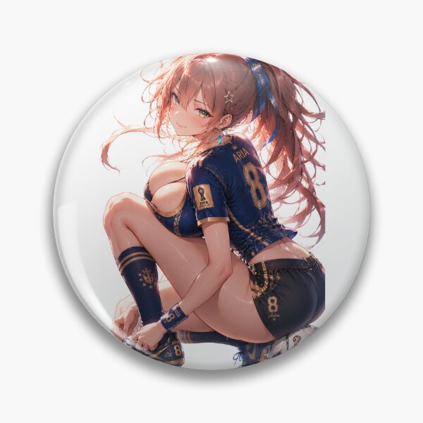Item preview, Anime Soccer Star Midfielder Sporty Girl designed and sold by iloveanimechibi.