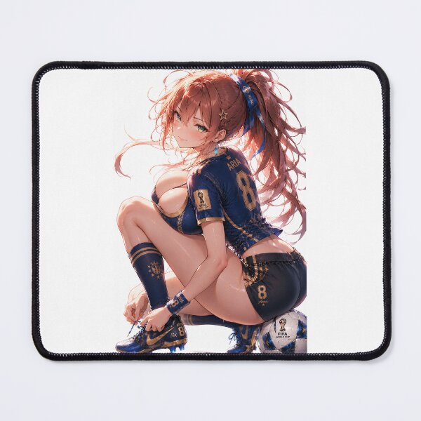 Item preview, Anime Soccer Star Midfielder Sporty Girl designed and sold by iloveanimechibi.