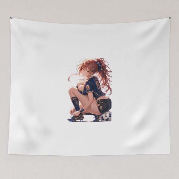 Item preview, Anime Soccer Star Midfielder Sporty Girl designed and sold by iloveanimechibi.