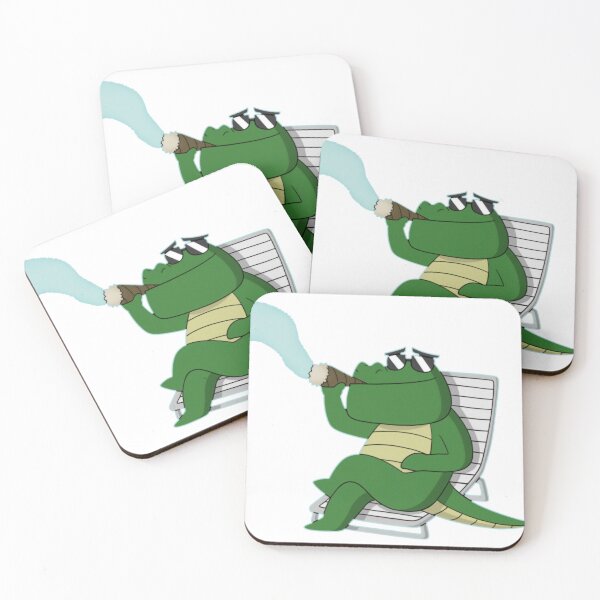 Item preview, Chill Crocodile On Vacation Cute Summer Beach designed and sold by Dokolarati.