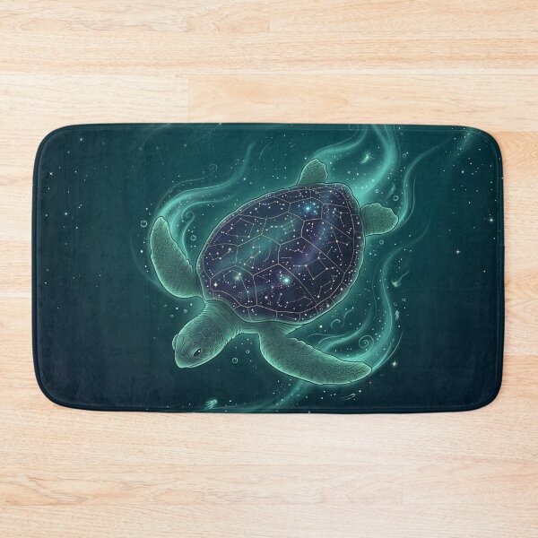 Item preview, Celestial Sea Turtle Constellation Ocean Galaxy designed and sold by Leafs With Luna.