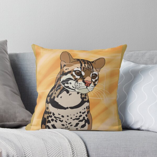 Item preview, Exotic Ocelot Portrait designed and sold by RetroMenagerie.