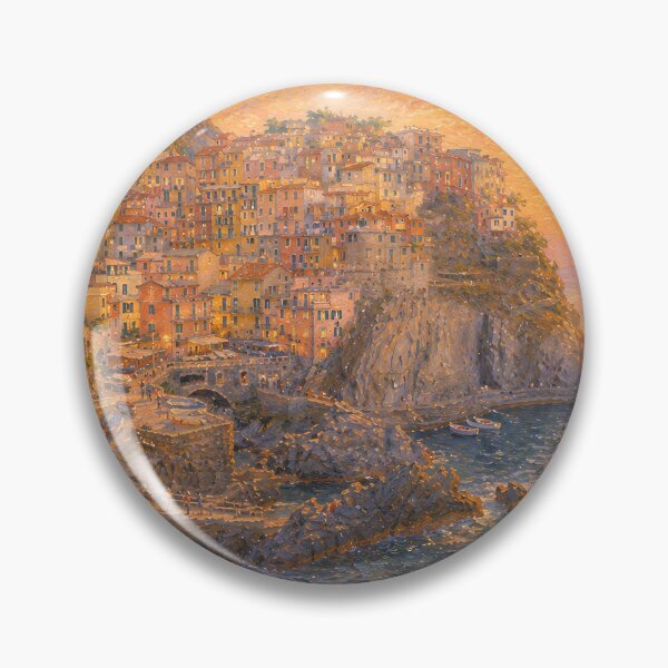 Item preview, Manarola Cinque Terre Sunset designed and sold by ArcanaAbsolute.