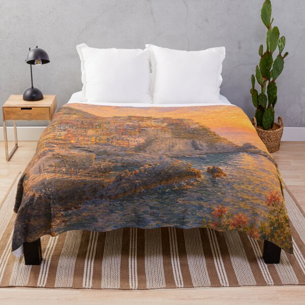 Item preview, Manarola Cinque Terre Sunset designed and sold by ArcanaAbsolute.