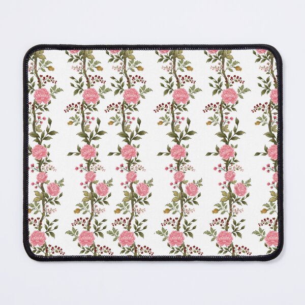 Item preview, Vintage Floral Stripe Pattern | Pink Peony Cottage Garden Botanical Design designed and sold by neenu-bhasin11.