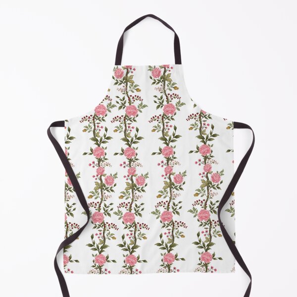 Item preview, Vintage Floral Stripe Pattern | Pink Peony Cottage Garden Botanical Design designed and sold by neenu-bhasin11.