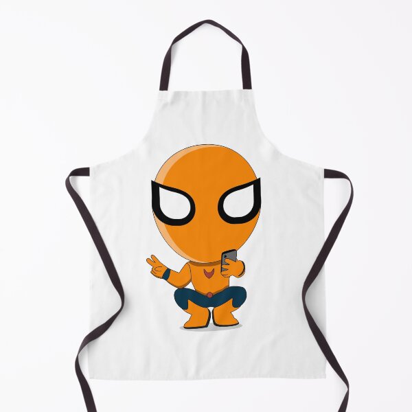 Item preview, Cute Orange Superhero Mascot Sticker | Chibi Cartoon Hero Character | Cute Orange Superhero Mascot Cartoon Sticker | Chibi Comic Character designed and sold by amareshdas008.