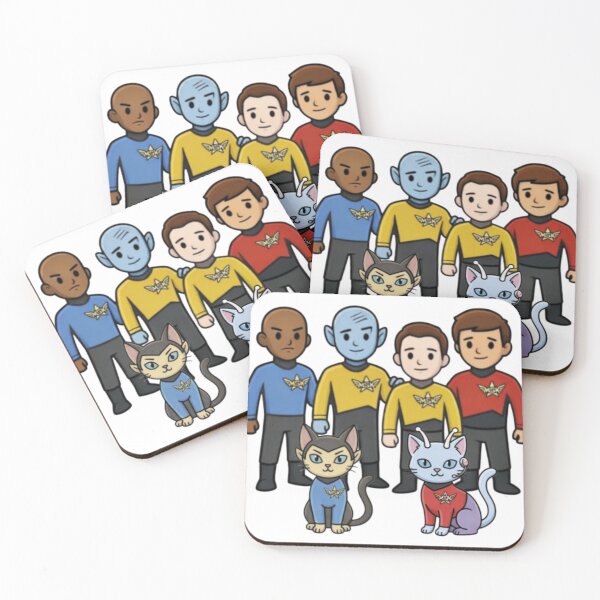 Item preview, Cute Cartoon Space Crew Team Galaxy Explorers designed and sold by Dokolarati.