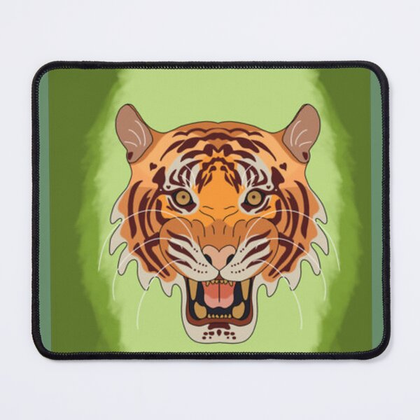 Item preview, Fierce Roaring Tiger Head designed and sold by RetroMenagerie.