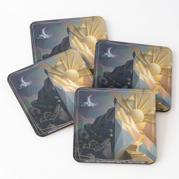Item preview, THE PATH YOU CHOOSE DEFINES THE LIGHT YOU FIND designed and sold by Motherkey.