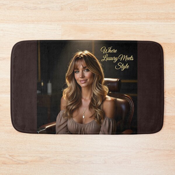 Item preview, Luxury Caramel Blonde Waves: Premium Unisex Salon Branding Image designed and sold by Creative-RE.