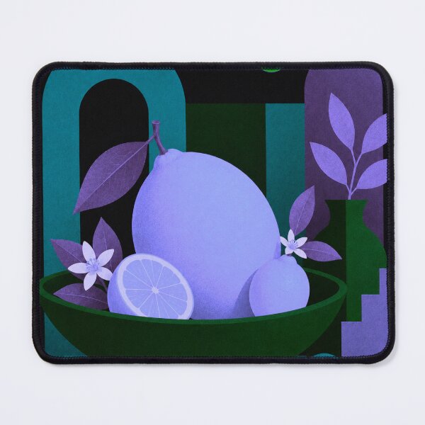 Item preview, Moonlit Citrus Still Life | Modern Botanical Nightscape designed and sold by joycrysstudio.