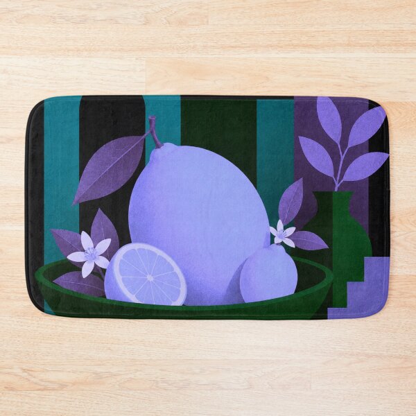 Item preview, Moonlit Citrus Still Life | Modern Botanical Nightscape designed and sold by joycrysstudio.