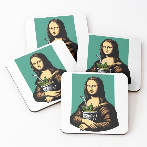 Item preview, Mona Lisa con yerba mate designed and sold by iroingtonsey.