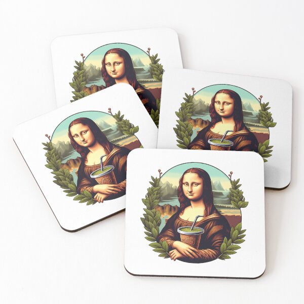 Item preview, Mona Lisa con yerba mate designed and sold by iroingtonsey.