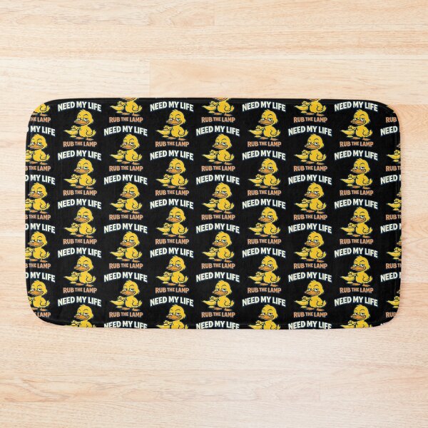 Item preview, Need My Life Rub The Lamp Funny Duck Genie Quote designed and sold by TeeTimeTreasure.